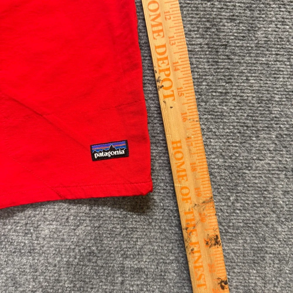 VTG Patagonia Baggies Shorts Mens XL Red Lightweight 4